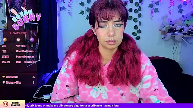 Chat XXX ao vivo de Roxanbunny1