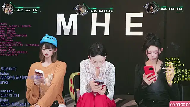 Show de MHe-002 na webcam