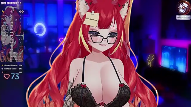 LewdFoxy_VT: онлайн-секс-чат