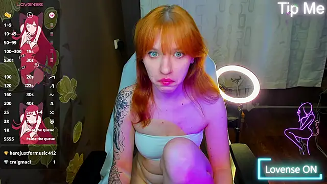 Show webcam de MeganNewCat