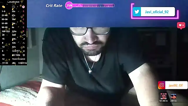 Javi_92: διαδικτυακό σόου στην κάμερα