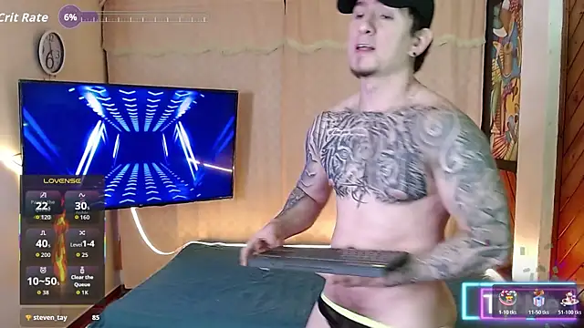 steventeylor élő XXX-chatje