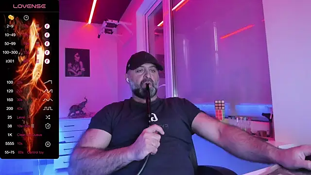 HAIR-MAN élő XXX-chatje
