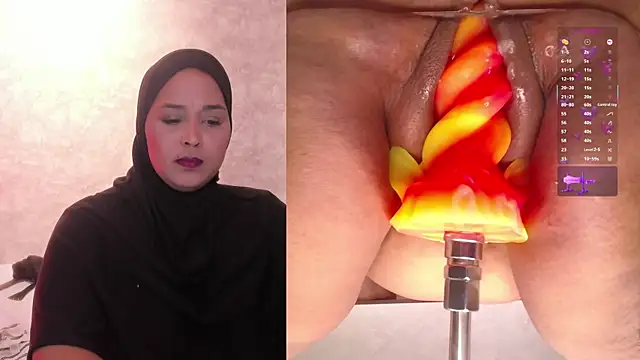 BBWHijabのライブXXXチャット