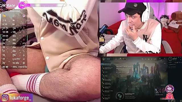 Show de Lukaforge na webcam