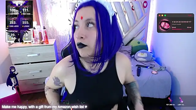 NyxAndria_1 élő XXX-chatje