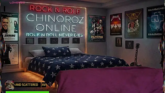 chino_roz: διαδικτυακό σόου στην κάμερα