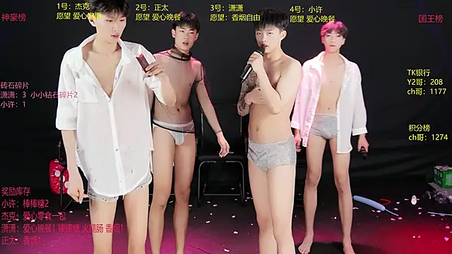 Show modela WildBoys-001 na web-kameri