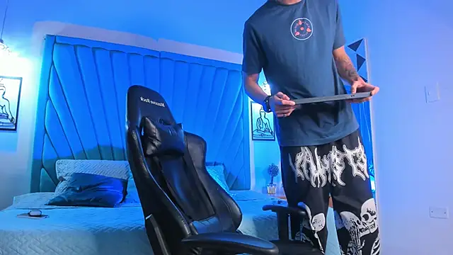 Show de OliverThompsonJS na webcam
