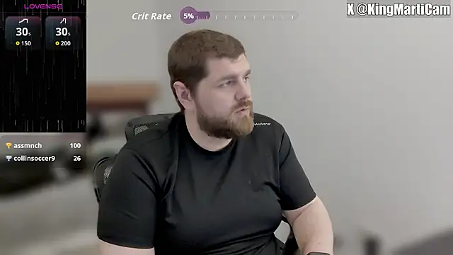 KingMarti: διαδικτυακό σόου στην κάμερα