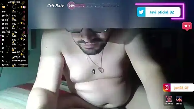 Javi_92: διαδικτυακό σόου στην κάμερα