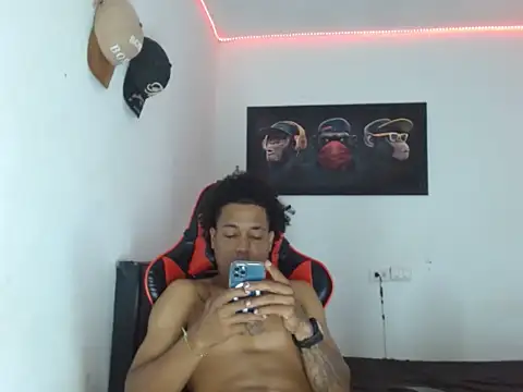 Show de BBC_Black_ na webcam