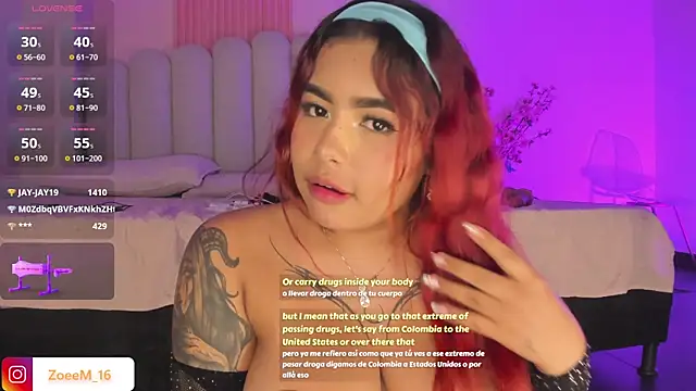 Czat XXX na żywo – Zoe1_2