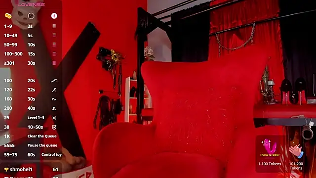 Chatroom XXX en direct de MistressAndre