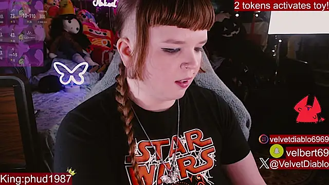 VelvetDiablo webkamerás műsora