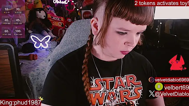 VelvetDiablo webkamerás műsora