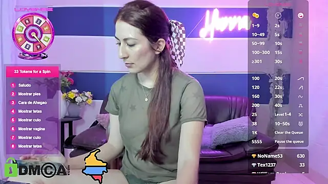 Chat XXX en directo de camiladeluca