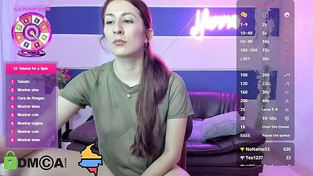 Chat XXX ao vivo de camiladeluca