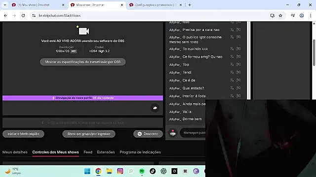 BlackVicius' Webcam Show