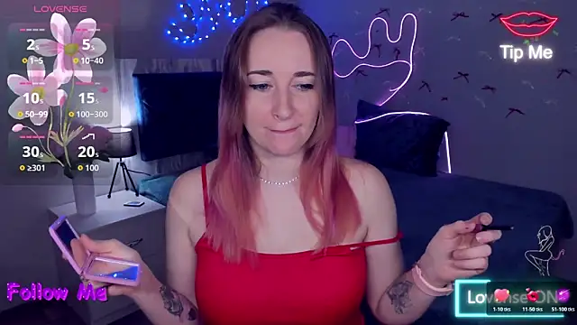 Chat +18 de GraceRainbow ao vivo
