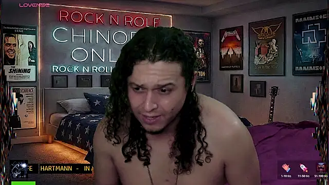chino_roz: διαδικτυακό σόου στην κάμερα