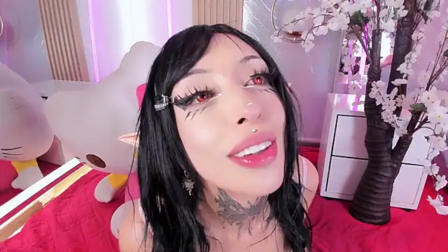 Show modela SalemBlackrose na web-kameri