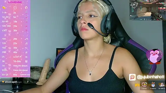Show de jujubinhahot na webcam