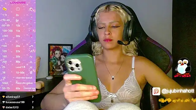 Show de webcam de jujubinhahot