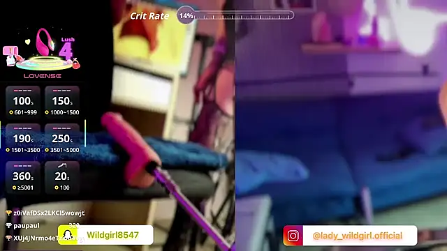Chat XXX ao vivo de WildgirlShow