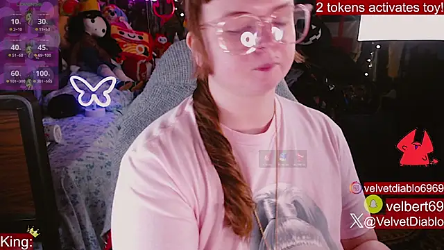 VelvetDiablo webkamerás műsora