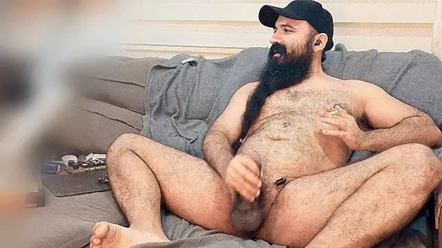 Show de Barba_Negra_Fumador na webcam