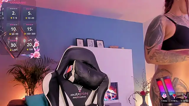Pokazy przed kamerką – Megan_inked
