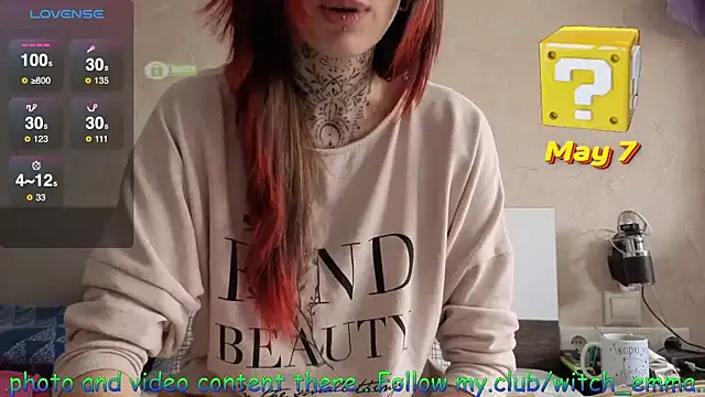 Chat XXX en directo de Witch_Emma