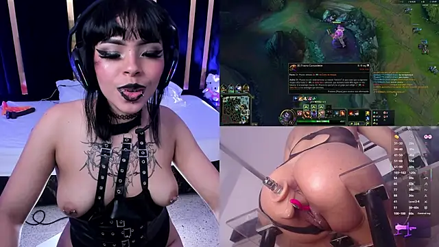 Show de Nyveth na webcam