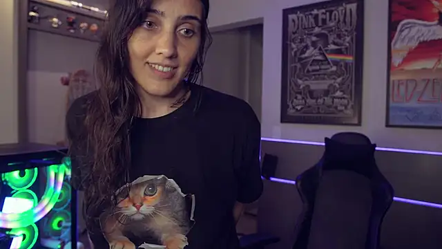 Show de HaubDaark na webcam