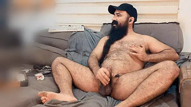 Show de Barba_Negra_Fumador na webcam