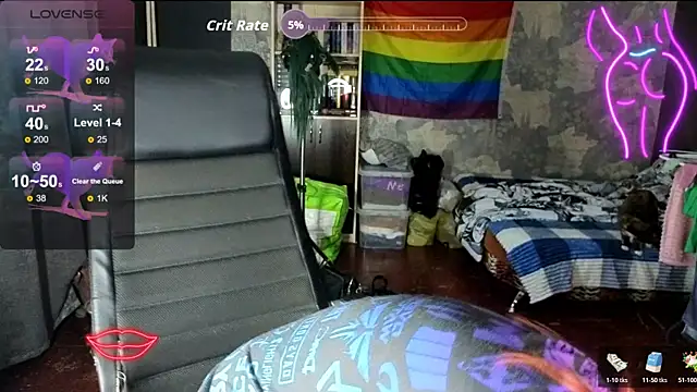 RachelPirce élő XXX-chatje