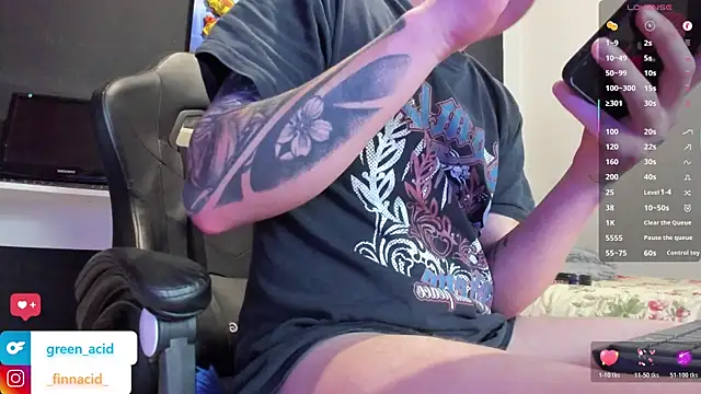 Show webcam de Green_acid01