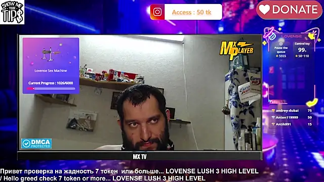 Webkamerová show AnalChampionLovense777