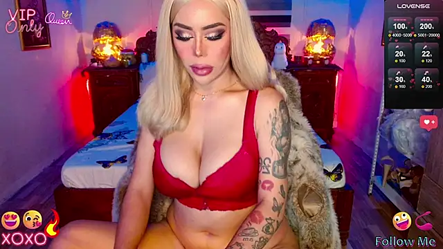 Chat +18 de _QueenGoddess_ ao vivo