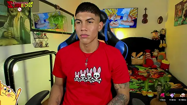 Show modela Damian_latinxxx na web-kameri