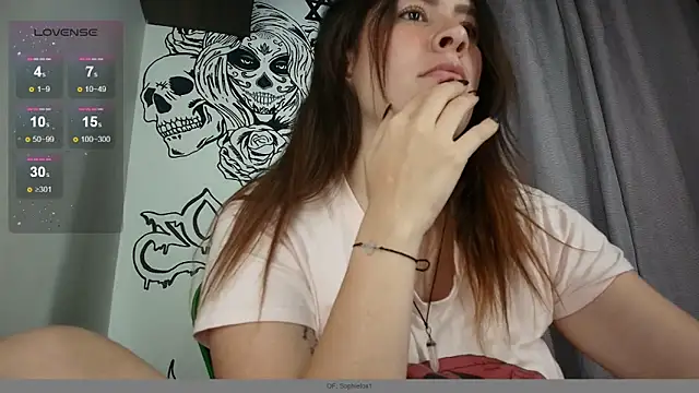 ImSophieFox élő XXX-chatje