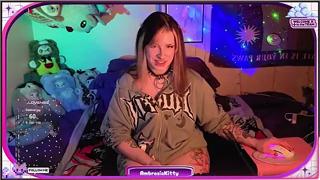 AmbrosiaKitty webkamerás műsora