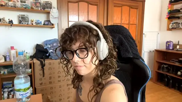 Show de PillowPeachX na webcam