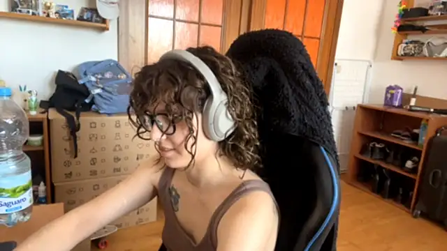 Show de PillowPeachX na webcam