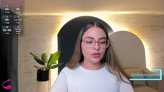 AllisonRogersXのライブXXXチャット