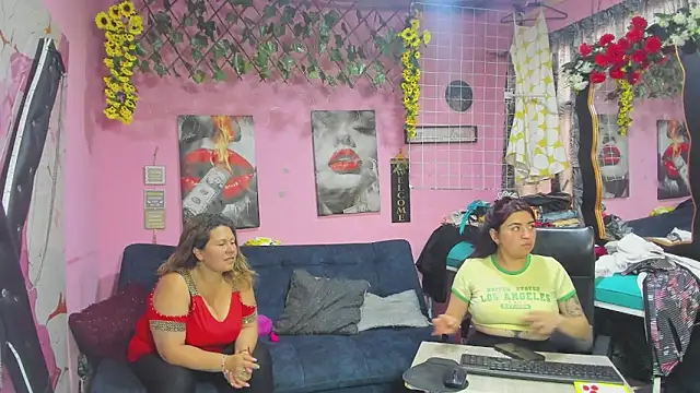 Show de lesbiancuple na webcam