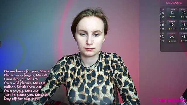 Chat XXX en directo de KinkyMissCherry
