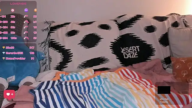 Show webcam de Evie-Luna