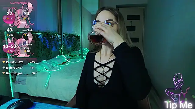 Show de Alexandracandy na webcam